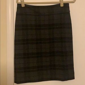BCBG MaxAzria plaid stretch pencil skirt